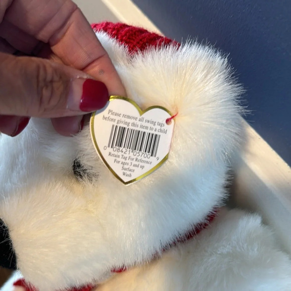 NWT Holiday Bear Ty Vintage Classic Plush 1997 Collectible Toy - Picture 5 of 7